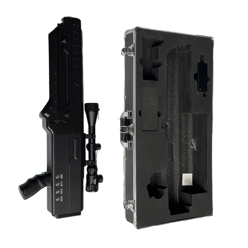  临邑手持便携式枪型低空防御反制四通道A型