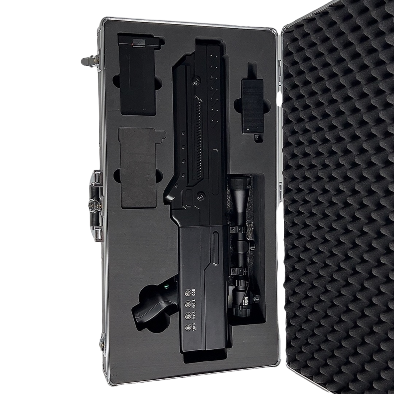  临邑手持便携式枪型低空防御反制四通道B型